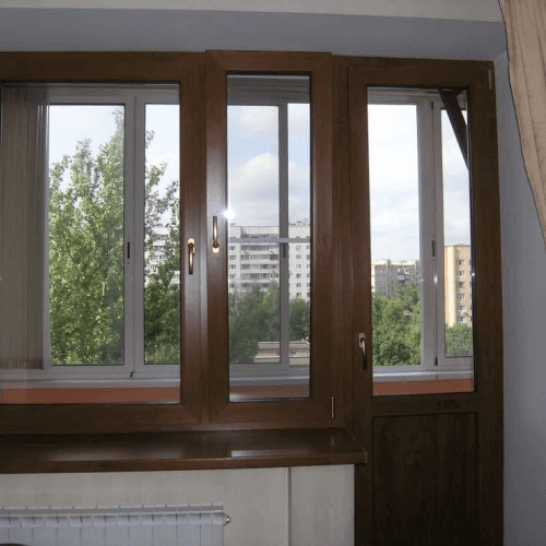 Балконные двери REHAU фото